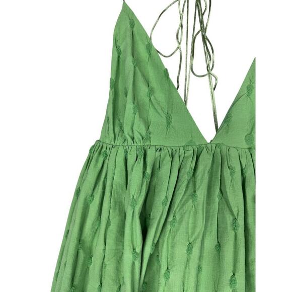 Free People NEW Primmy Midi Dress Greengage Size Medium Green - Picture 4 of 15